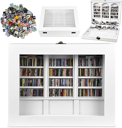 MINI DECORATIVE Bookshelf 300pcs Mini Books Mini Bookshelf Ornament Miniature Decor Miniature Library for Book Lovers Home Room Office Decor