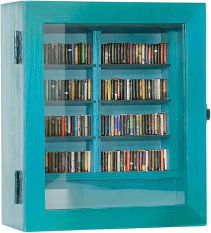 Miniature Decorative Mini Bookshelf, Small Bookshelf Mini Books, Miniature Book Display Shelf with 200Pcs Mini Books, Funny Gifts for Book Lovers, Home Room Living Bookshelf Decor