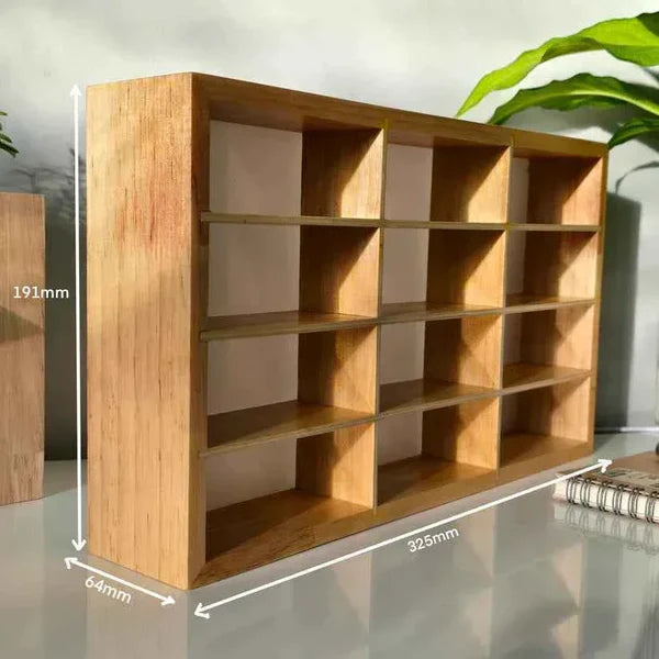 Wooden Light Up Hot Wheels Organizer With Cars