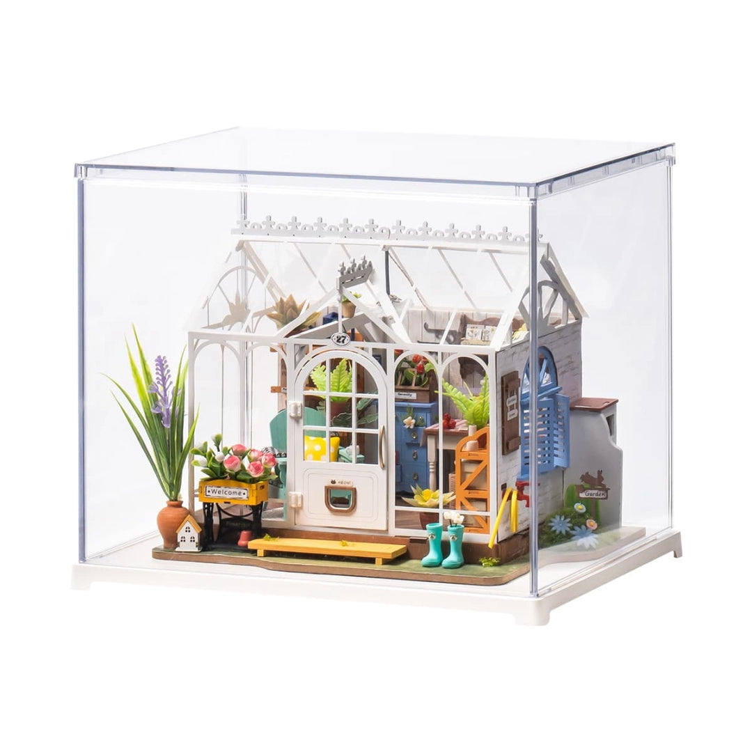 Miniature Dreamy Garden House with Display Box