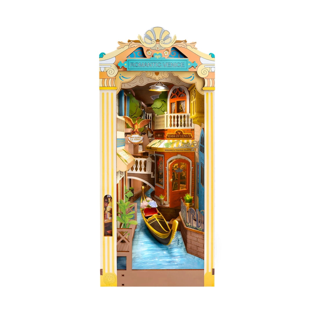 Book Nook Shelf Insert - Romantic Venice