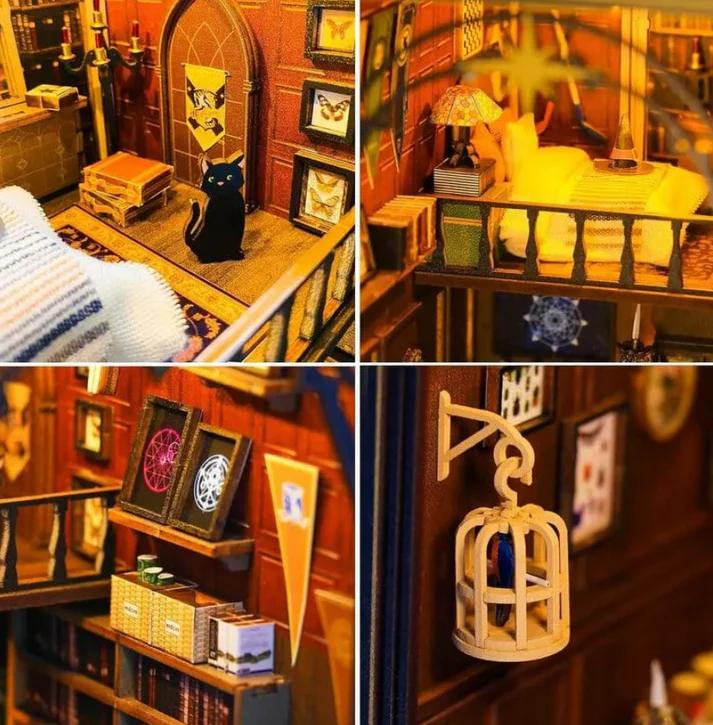 DIY Book Nook|| Mira Magic House