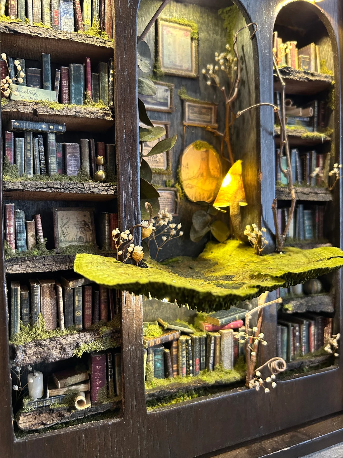 Faery Library Clock