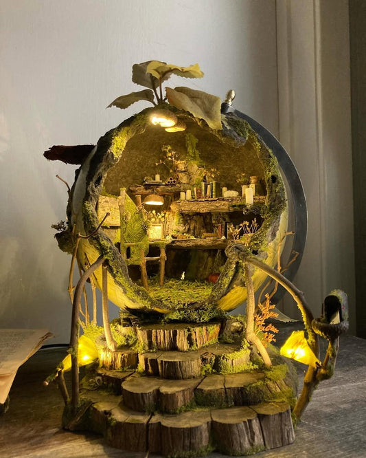 Faery Globe (with wooden Base)