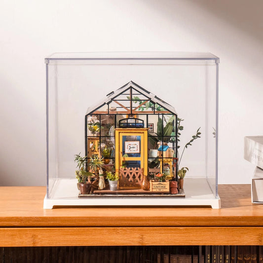 Miniature Cathy's Flower House with Display Box