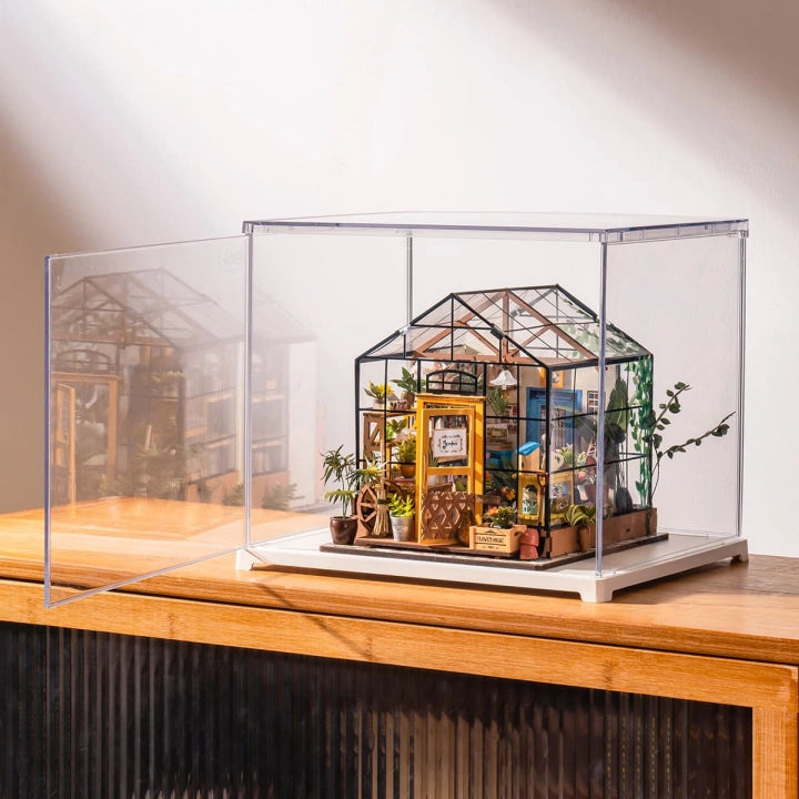 Miniature Cathy's Flower House with Display Box