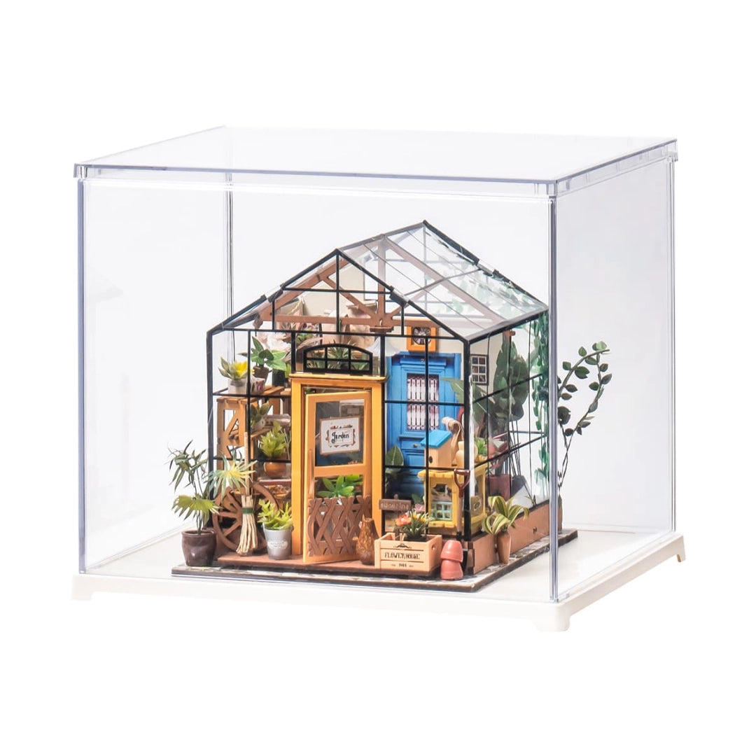 Miniature Cathy's Flower House with Display Box