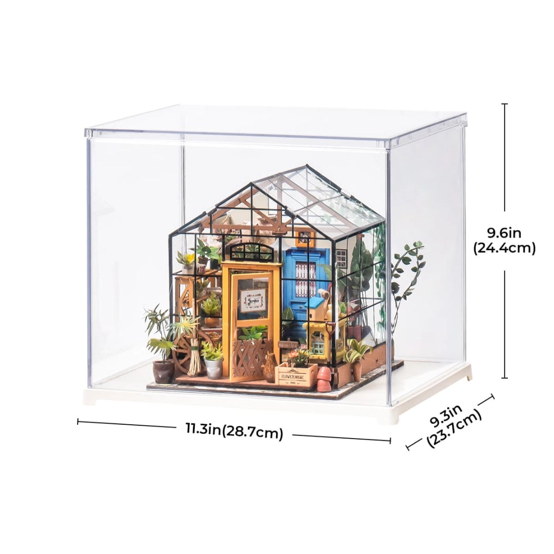 Miniature Cathy's Flower House with Display Box