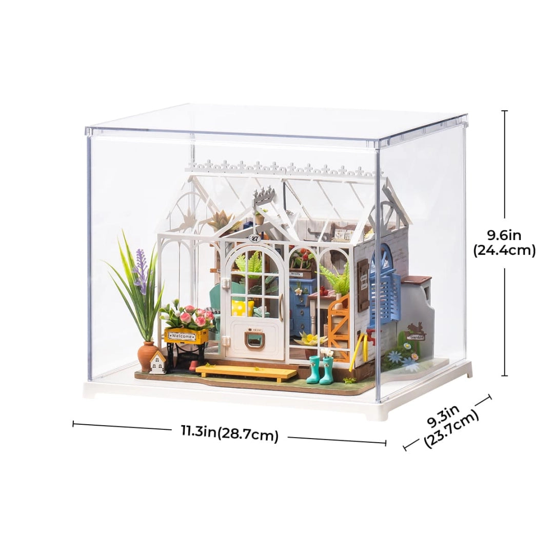 Miniature Dreamy Garden House with Display Box