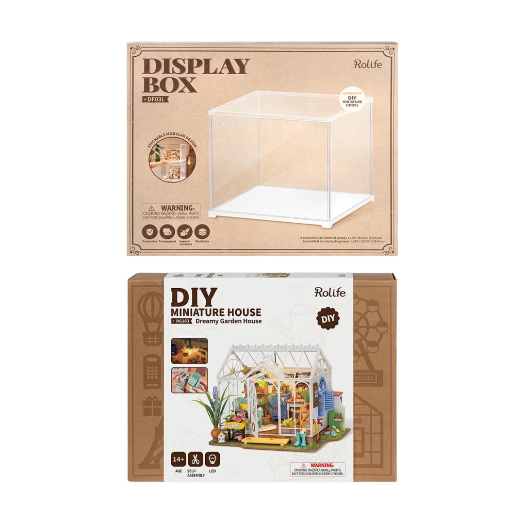 Miniature Dreamy Garden House with Display Box