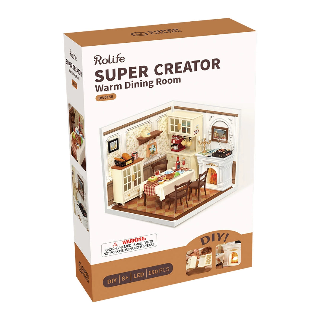 Super Creator Miniature House - Warm Dining Room