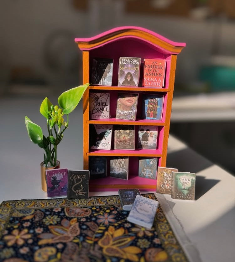 Miniature Book Shelf for Decoration 5 IN 1 BUNDLE