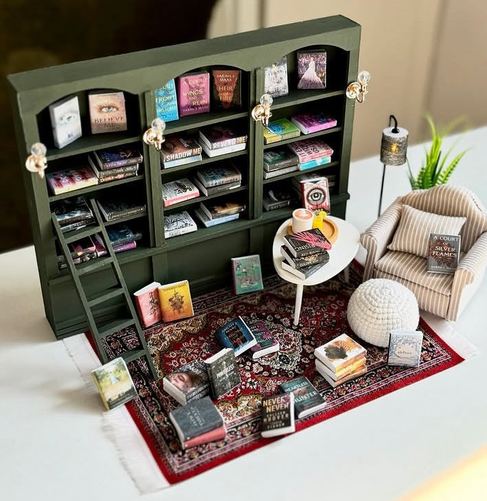 Miniature Bookshelf  7 in 1 Bundle