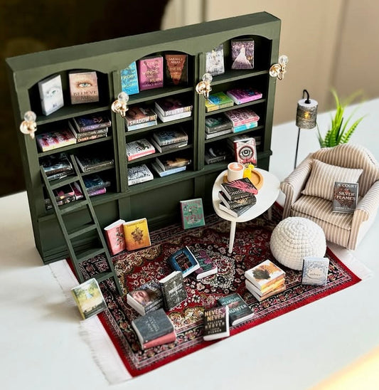Miniature Bookshelf  7 in 1 Bundle