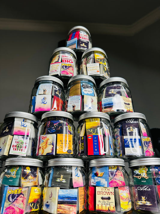 CUSTOMIZED MINIATURE NOVEL GLASS JAR
