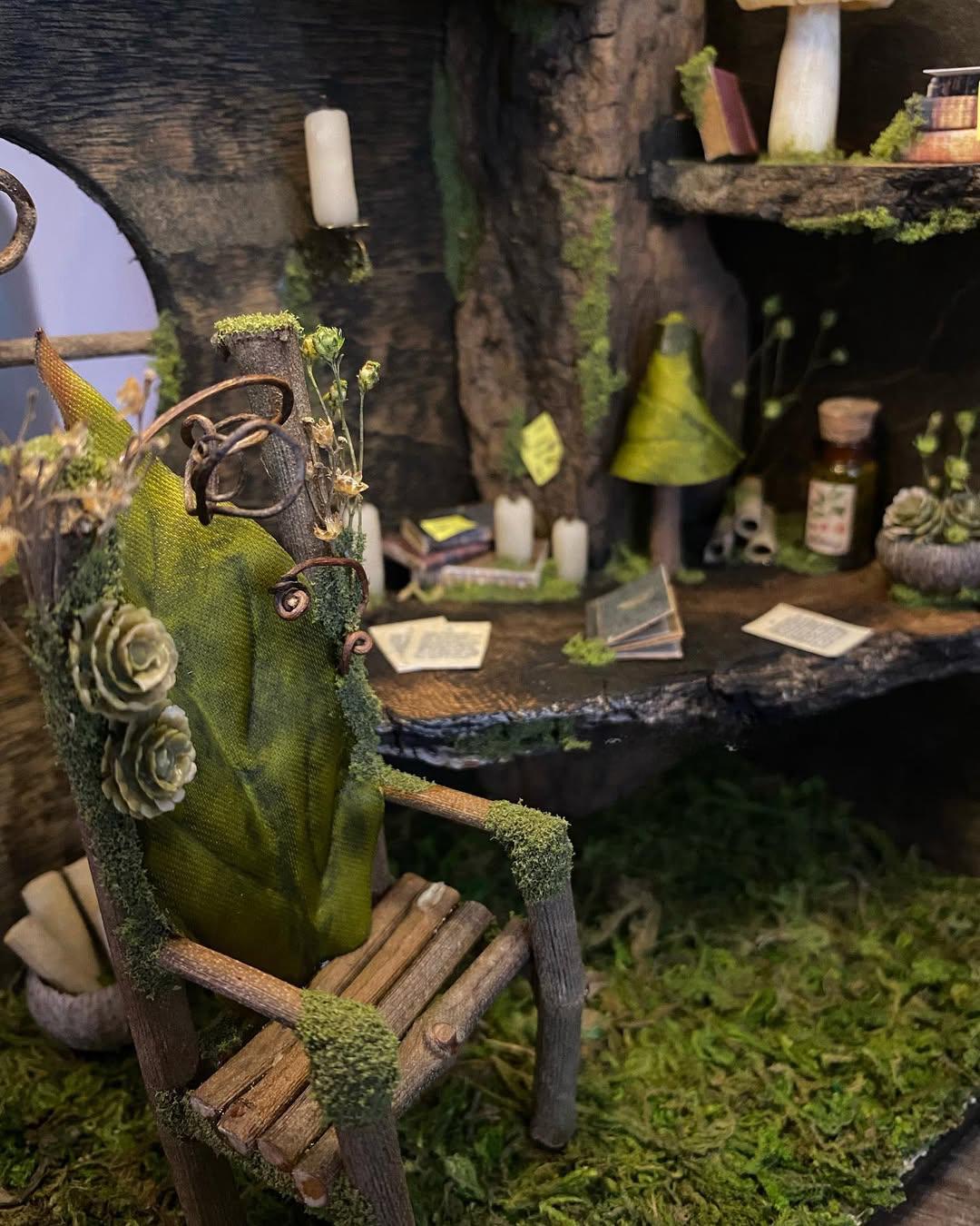 Faery Globe (with wooden Base)